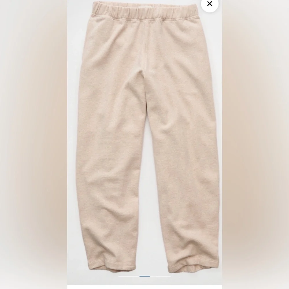 American Eagle Cream Barrel Joggers NWT - Picture 11 of 11